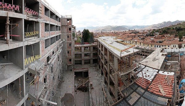 ​Ministerio de Cultura impone multa de 7 millones 560 mil soles a empresa que construyó el Hotel Sheraton en Cusco