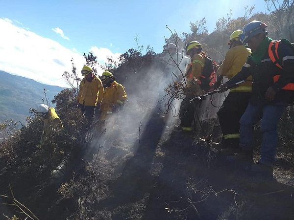 Combatientes forestales de Cultura Cusco atentos ante incendios en Machu Picchu