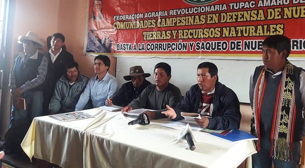 Gobierno regional y organizaciones de Chumbivilcas piden derogar Estado de Emergencia en Cusco