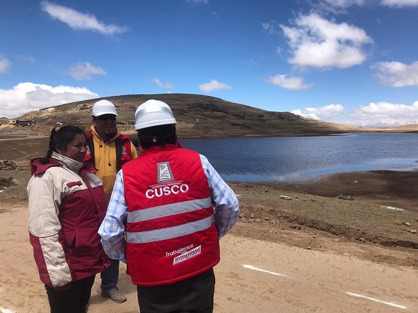 Represamiento de la laguna Panapunku muestra 60% de avance en Cusco